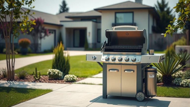 How Far Should A Gas Grill Be From The House?