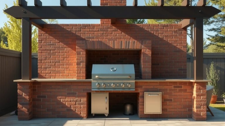 How To Build A Brick Outdoor Grill?