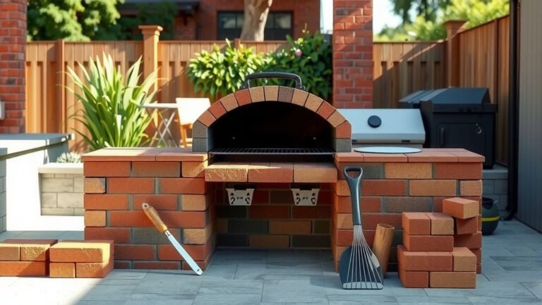 How To Build A Outdoor Grill With Brick?
