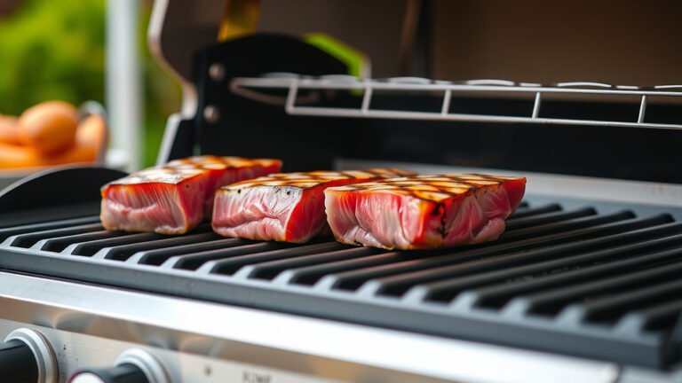 How To Grill Tuna Steaks On Gas Grill?