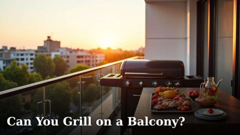 Can You Grill on a Balcony?
