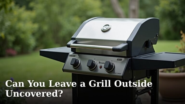 Can You Leave a Grill Outside Uncovered?