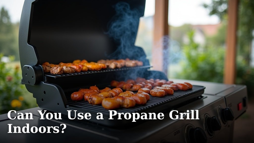 Can You Use a Propane Grill Indoors?