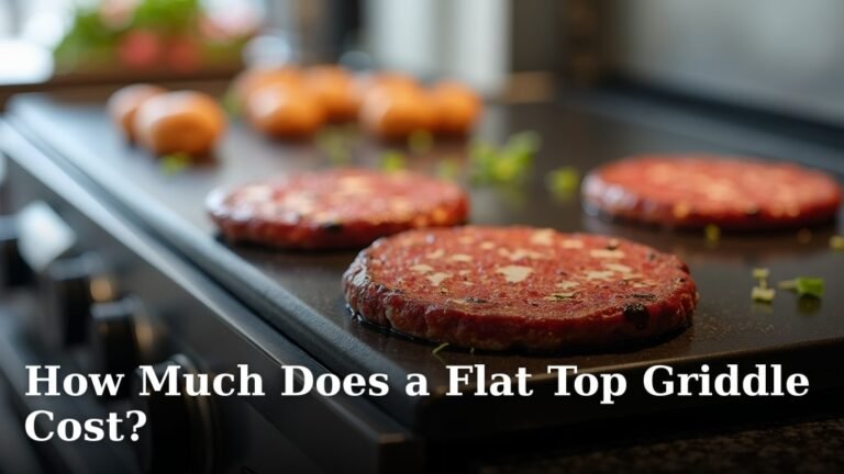 How Much Does a Flat Top Griddle Cost?