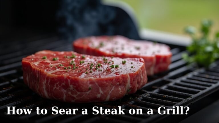 How to Sear a Steak on a Grill?