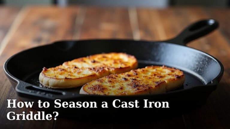 How to Season a Cast Iron Griddle?
