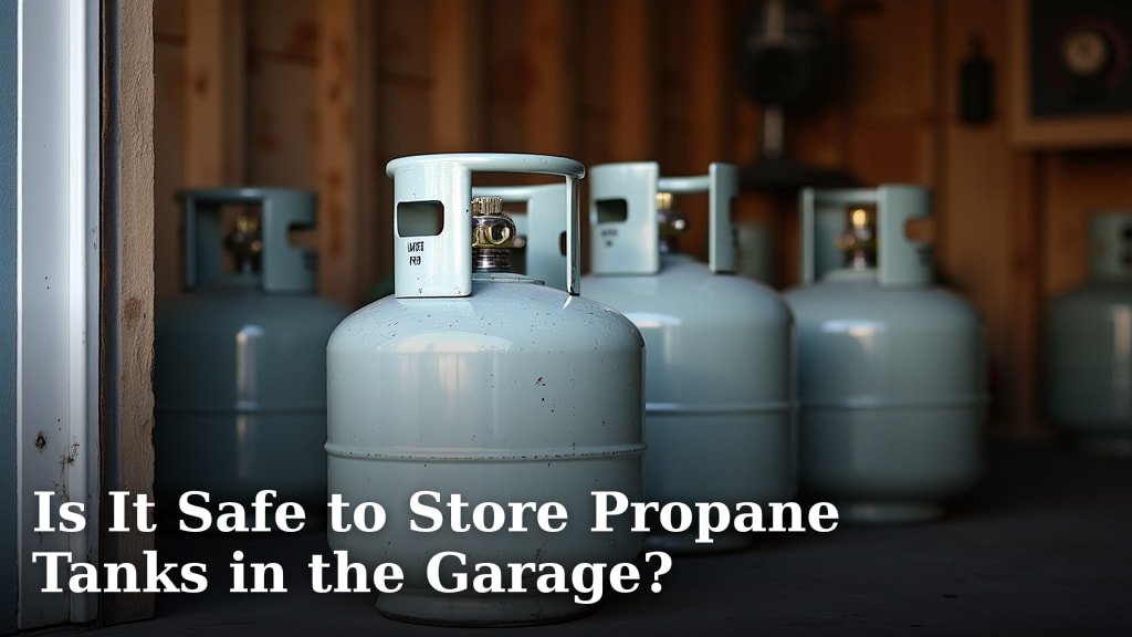 Is It Safe to Store Propane Tanks in the Garage?