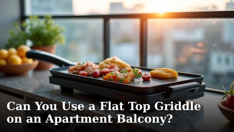 Can You Use a Flat Top Griddle on an Apartment Balcony?
