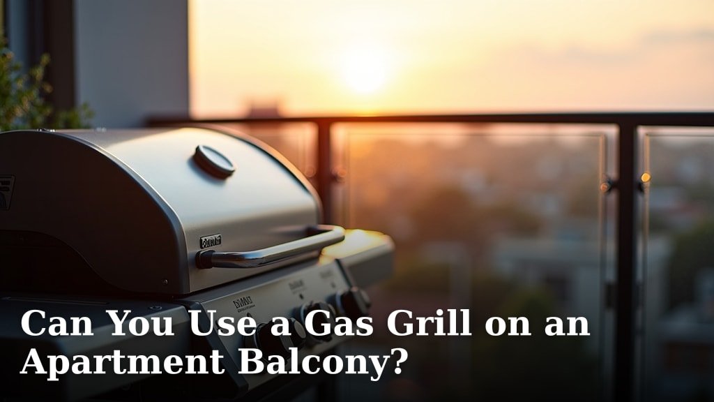 Can You Use a Gas Grill on an Apartment Balcony?