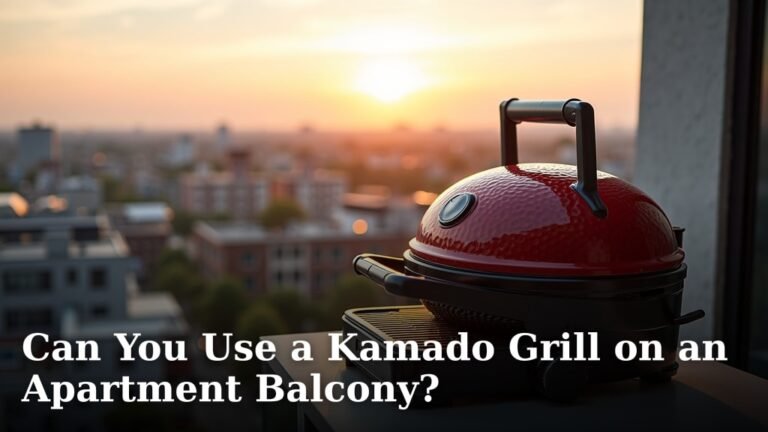Can You Use a Kamado Grill on an Apartment Balcony?