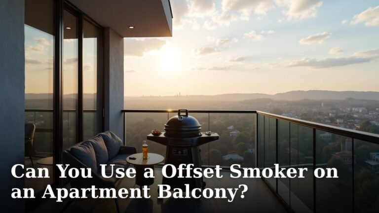 Can You Use a Offset Smoker on an Apartment Balcony?