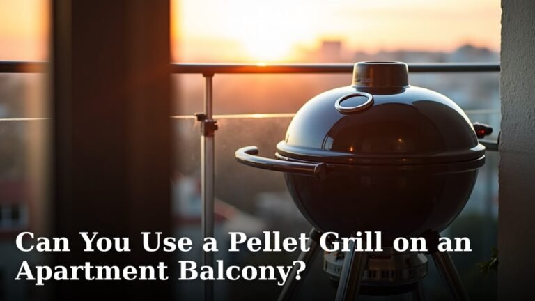 Can You Use a Pellet Grill on an Apartment Balcony?
