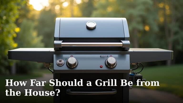 How Far Should a Grill Be from the House?