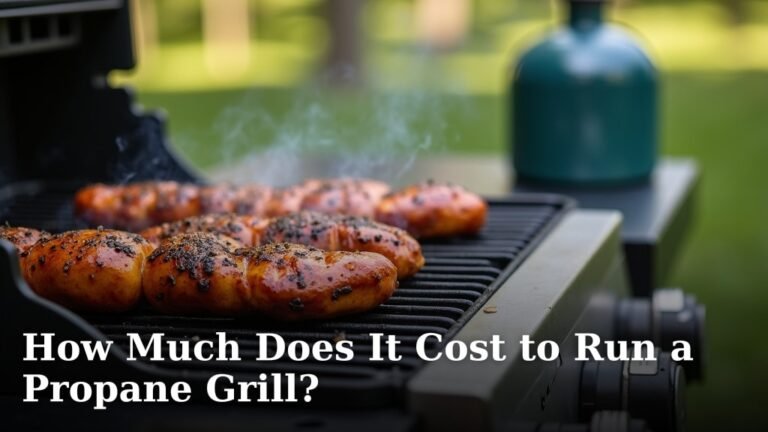 How Much Does It Cost to Run a Propane Grill?