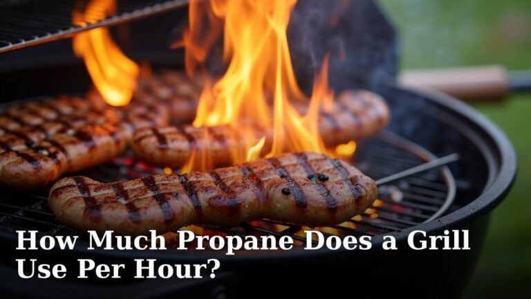 How Much Propane Does a Grill Use Per Hour?