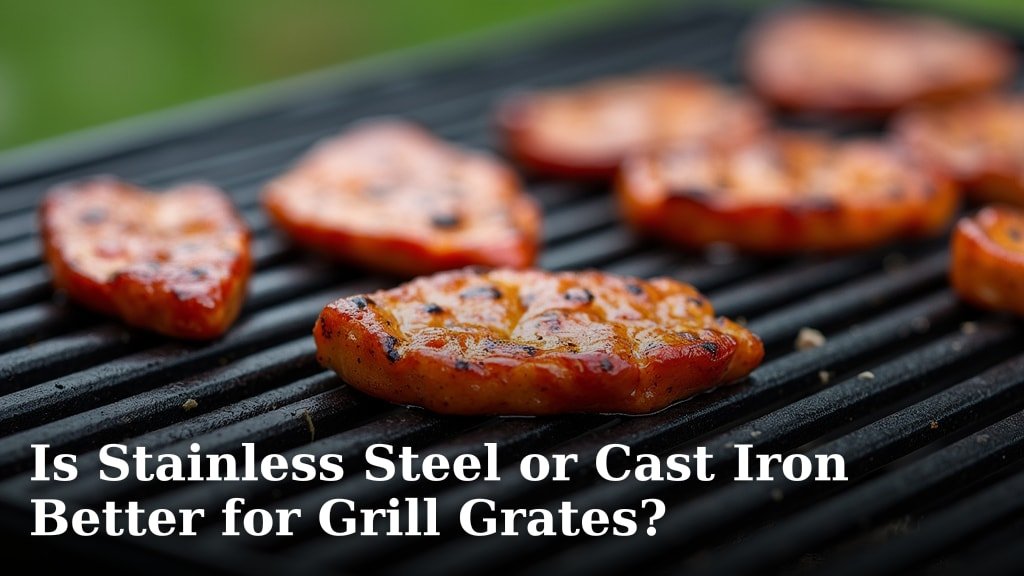 Is Stainless Steel or Cast Iron Better for Grill Grates?