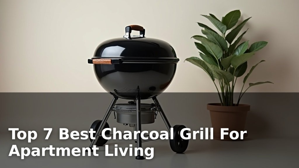 Top 7 Best Charcoal Grill For Apartment Living
