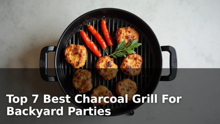 Top 7 Best Charcoal Grill For Backyard Parties