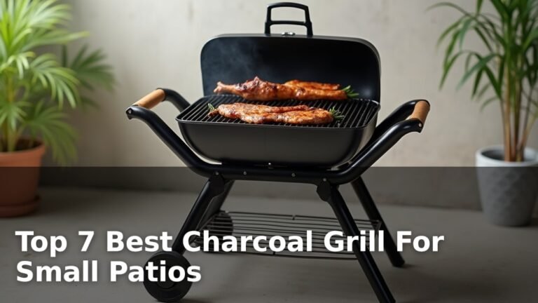 Top 7 Best Charcoal Grill For Small Patios