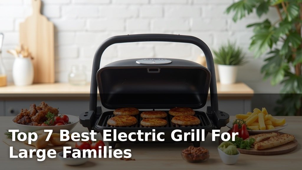 Top 7 Best Electric Grill For Large Families