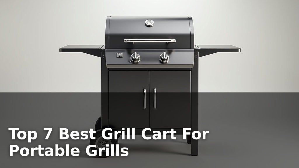 Top 7 Best Grill Cart For Portable Grills
