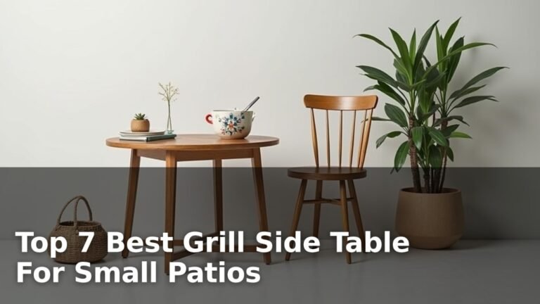 Top 7 Best Grill Side Table For Small Patios