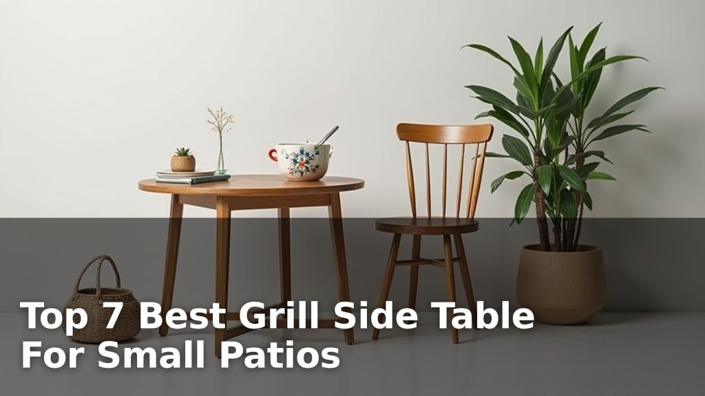 Top 7 Best Grill Side Table For Small Patios