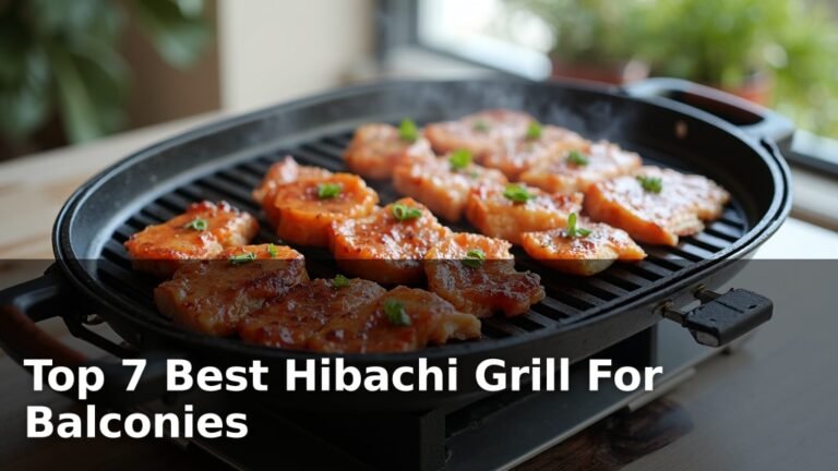 Top 7 Best Hibachi Grill For Balconies