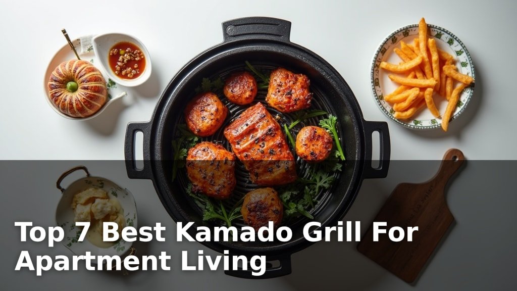 Top 7 Best Kamado Grill For Apartment Living