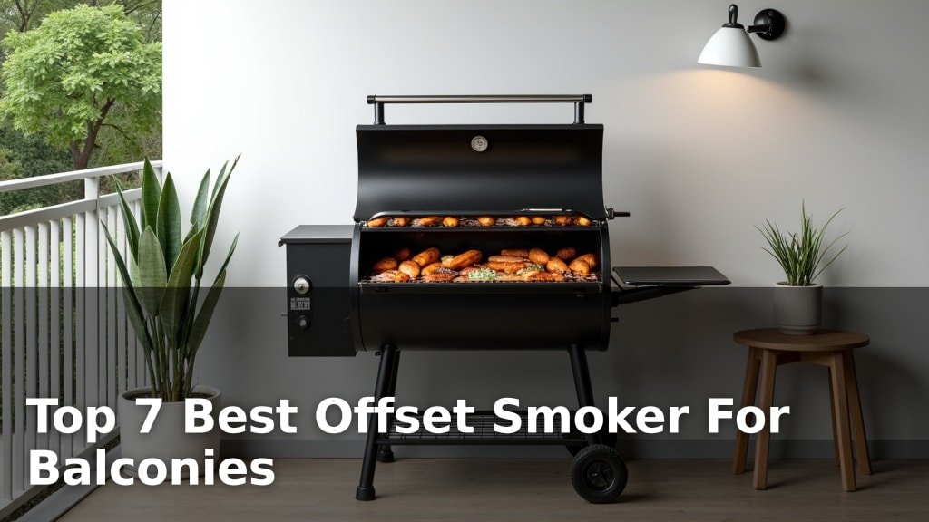 Top 7 Best Offset Smoker For Balconies