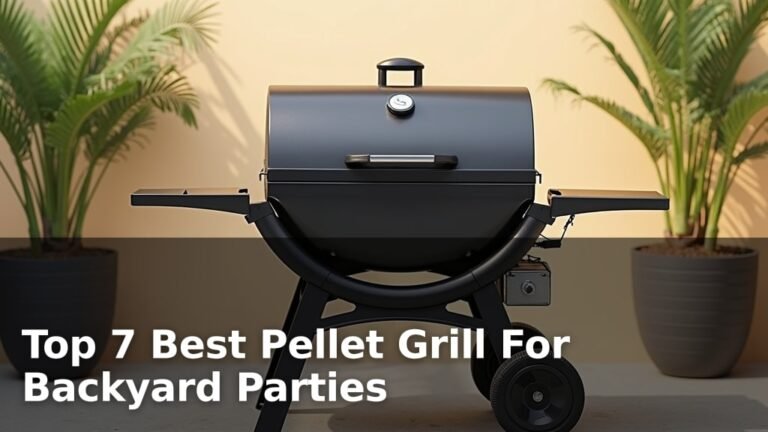 Top 7 Best Pellet Grill For Backyard Parties
