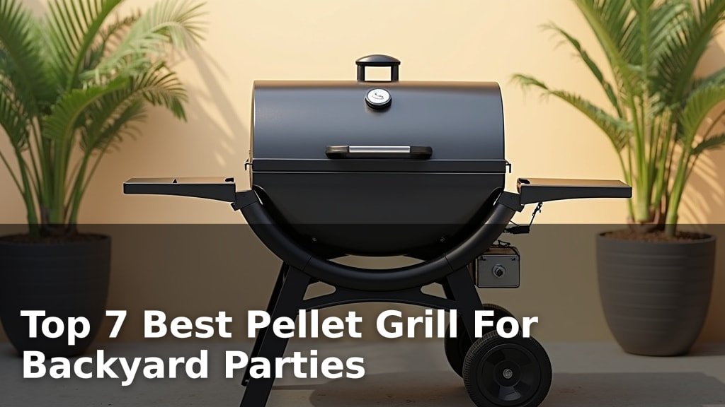Top 7 Best Pellet Grill For Backyard Parties