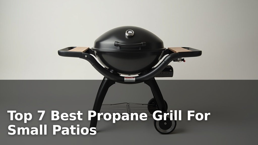 Top 7 Best Propane Grill For Small Patios