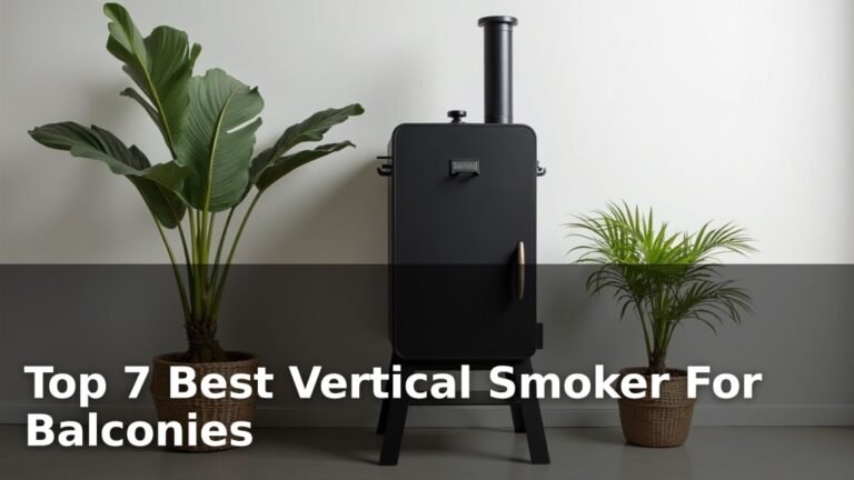 Top 7 Best Vertical Smoker For Balconies