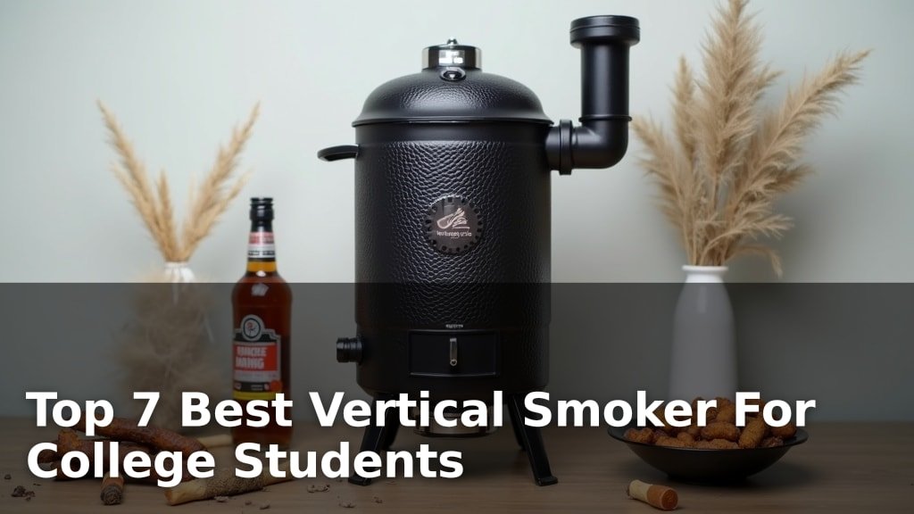 Top 7 Best Vertical Smoker For College Students