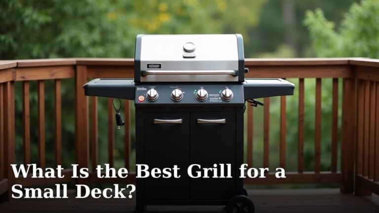 What Is the Best Grill for a Small Deck?