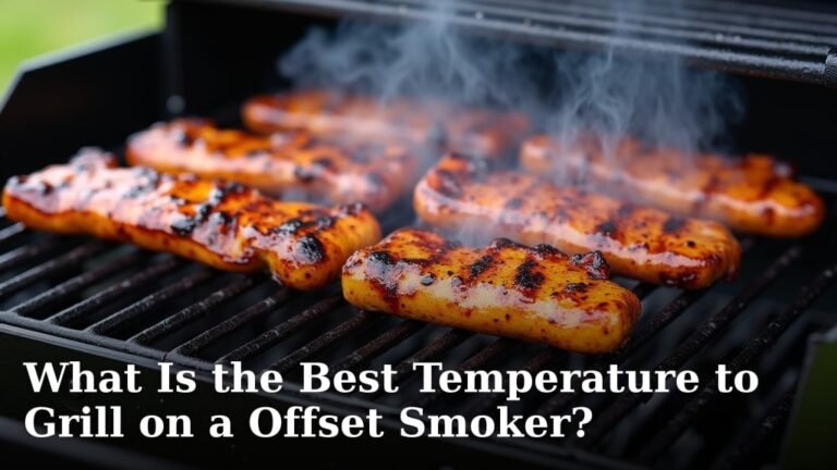 What Is the Best Temperature to Grill on a Offset Smoker?