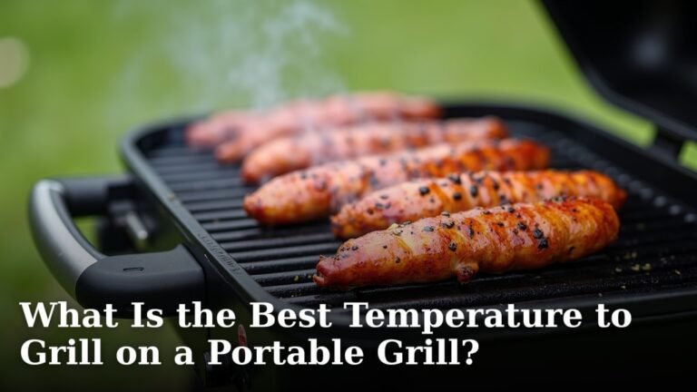 What Is the Best Temperature to Grill on a Portable Grill?