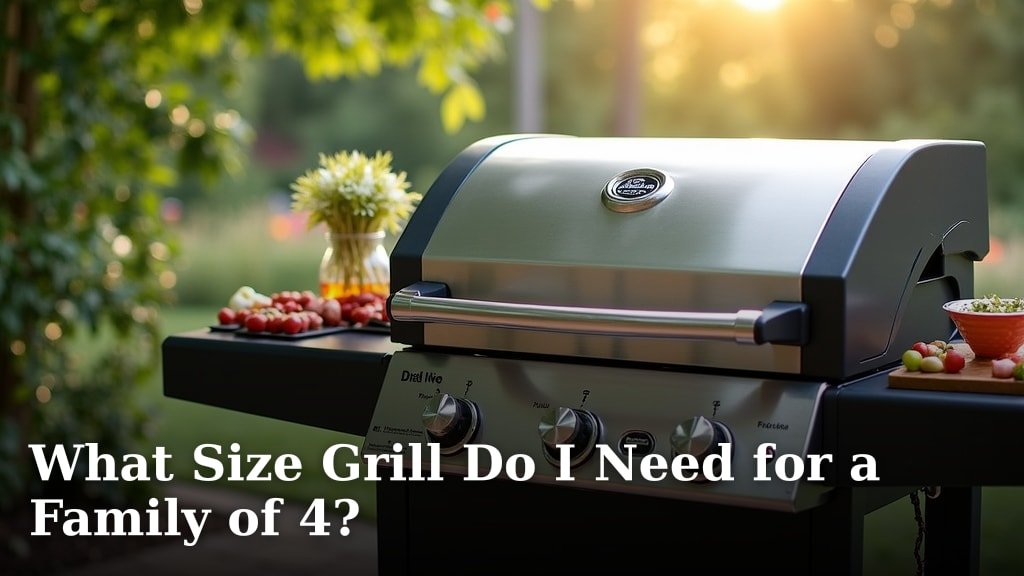What Size Grill Do I Need for a Family of 4?