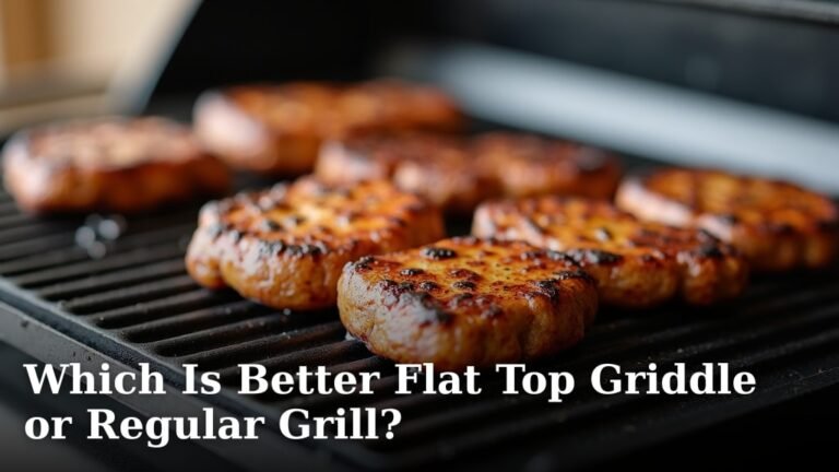Which Is Better Flat Top Griddle or Regular Grill?