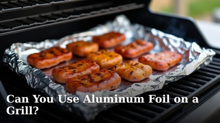 Can You Use Aluminum Foil on a Grill?