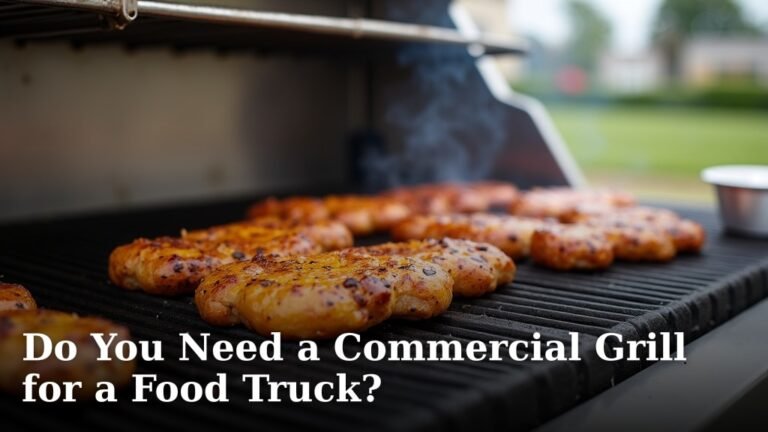 Do You Need a Commercial Grill for a Food Truck?