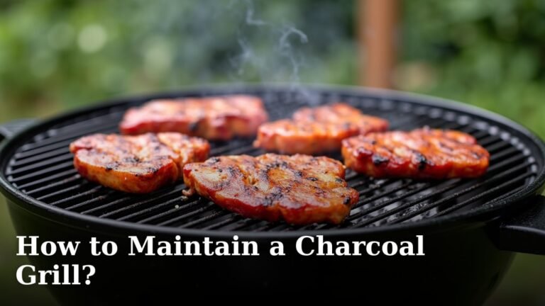 How to Maintain a Charcoal Grill?