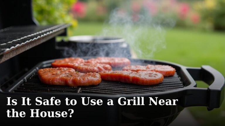 Is It Safe to Use a Grill Near the House?