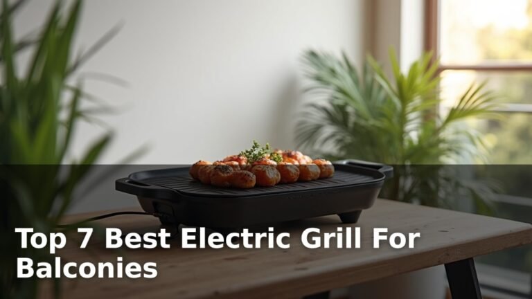 Top 7 Best Electric Grill For Balconies