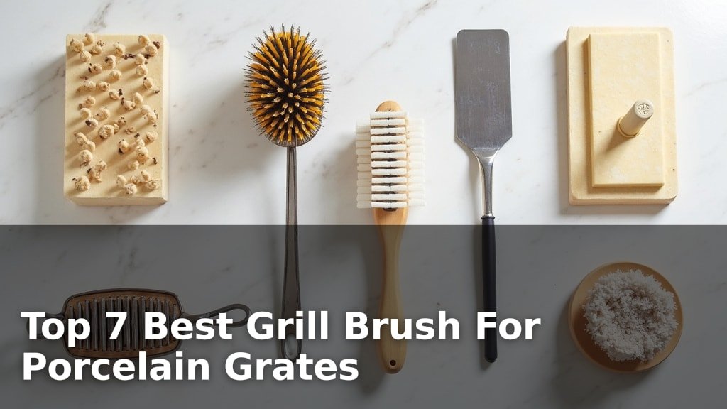 Top 7 Best Grill Brush For Porcelain Grates
