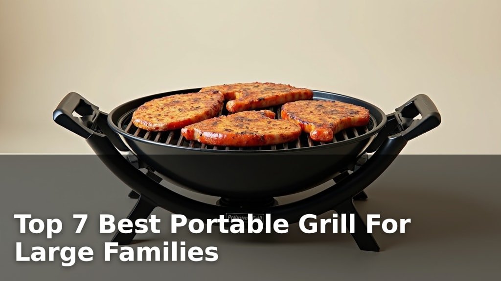 Top 7 Best Portable Grill For Large Families