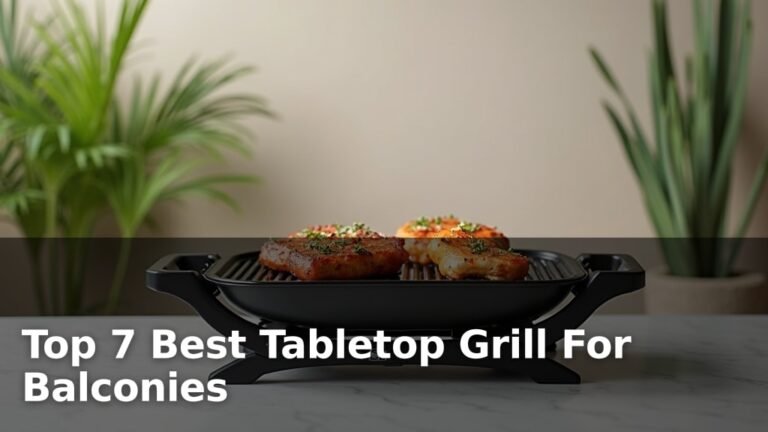 Top 7 Best Tabletop Grill For Balconies